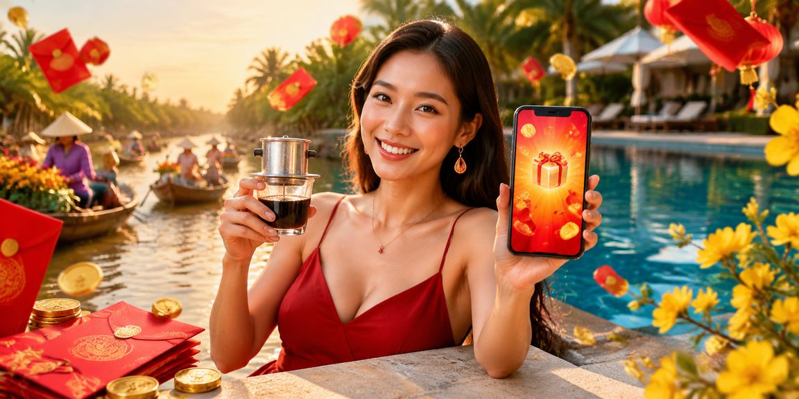 Thưởng đỏ và cà phê Mekong – phong cách thưởng kiểu Việt trên re6