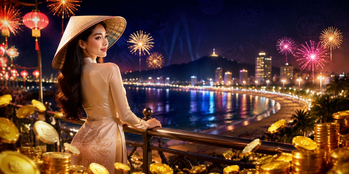 Người phụ nữ đội nón lá tại Vũng Tàu thư giãn và cân bằng cuộc sống bên biển